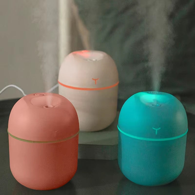 Multifunctional Mini Humidifier Portable USB Powered Home Use Humidifier Car Purifier Ilent with Night Light Air Purifier