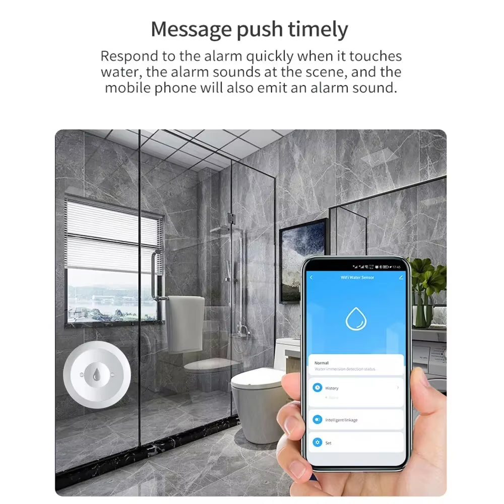 Smart Zigbee Water Leak Detector