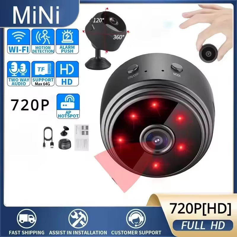 Wireless Wifi Camera A9 Mini Video Recorder Camera Security Monitoring Camera Intelligent Home Security for Infants