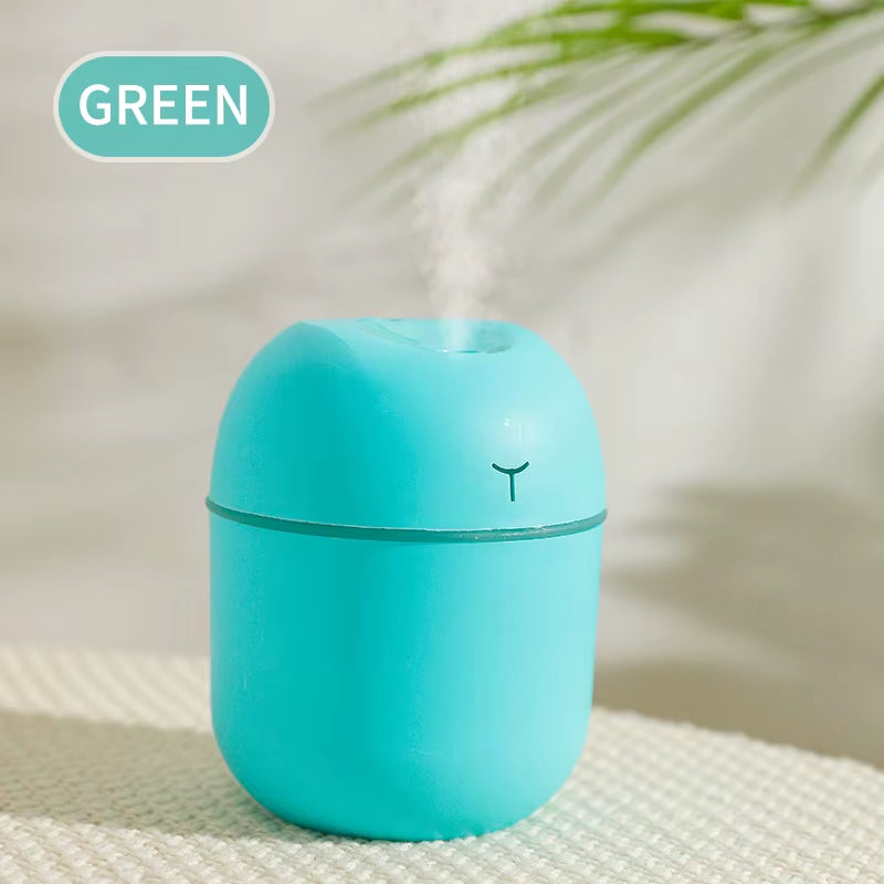 Multifunctional Mini Humidifier Portable USB Powered Home Use Humidifier Car Purifier Ilent with Night Light Air Purifier