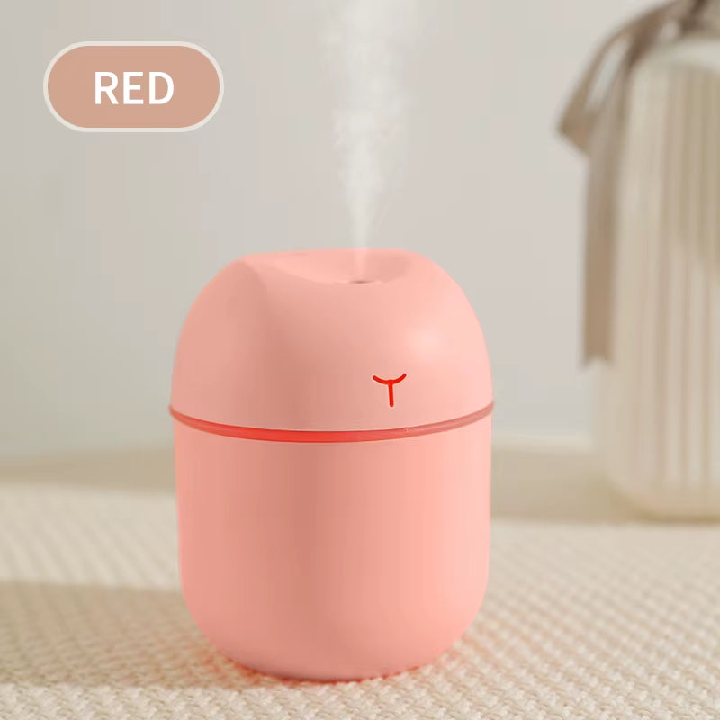 Multifunctional Mini Humidifier Portable USB Powered Home Use Humidifier Car Purifier Ilent with Night Light Air Purifier