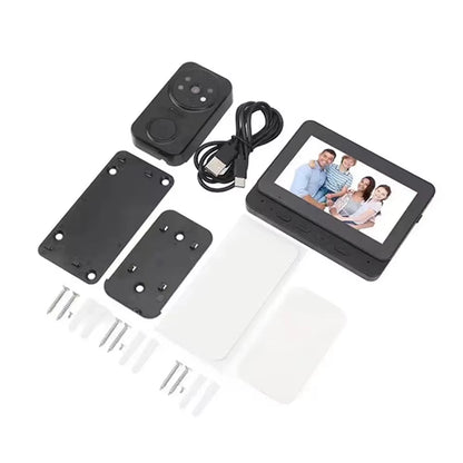 Wireless Video Doorbell Camera Bundle Smart Security System with Night Vision 2.4G Wifi HD Motion Detection and Cloud Storage