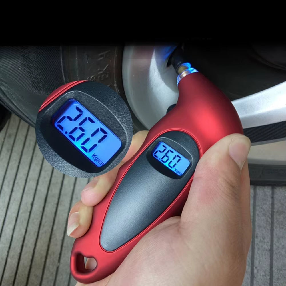 New Tire Pressure Gauge Backlight High-Precision Digital Tire Pressure Monitoring Car Tyre Air Pressure Gauge Meter LCD Display