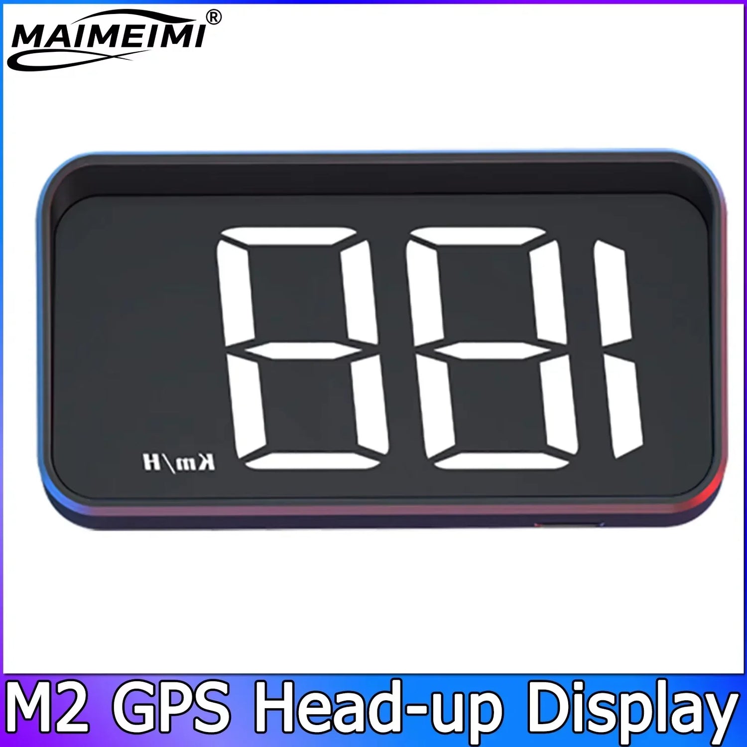 Universal Speedometer KMH M2 GPS HUD Head up Display Car USB Cable Plug &amp; Play GPS &amp; Beidou Dual Satellite System